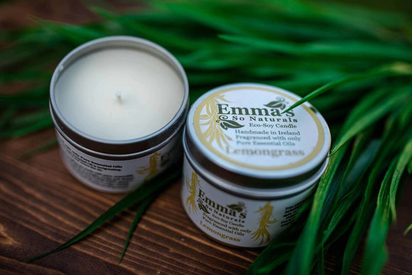 Emma's So Naturals Lemongrass Handmade Tin Candle